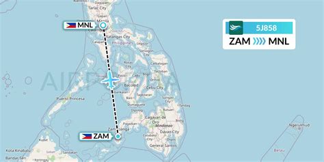 Cebu Pacific flights from Zamboanga City to Manila (ZAM .